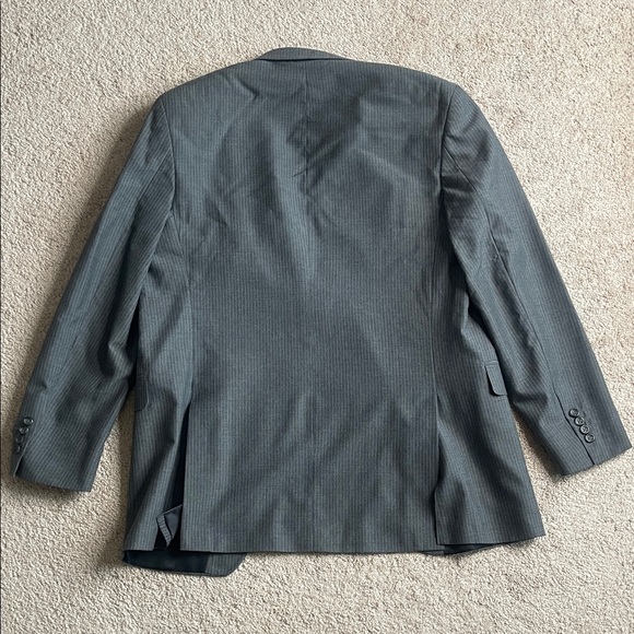 Merona Gray Pinstripe Men's Suit - Picture 5 of 8